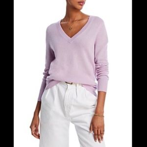 Cable knit cashmere sweater